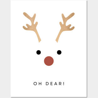 Oh Deer! Hilarious Wildlife Charm: Funny Deer Face Posters and Art